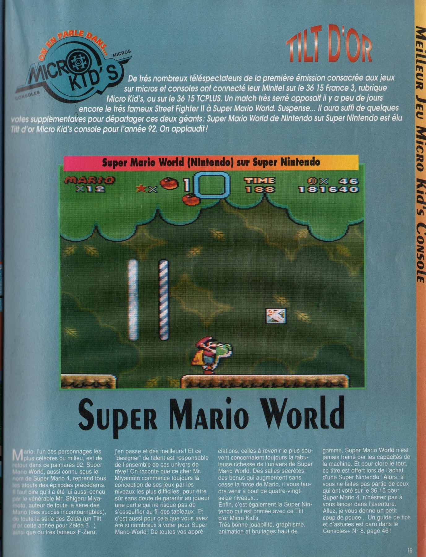 [TEST] Super Mario World (Super Famicom) Consoles%20plus%20tilt-HS5-p019