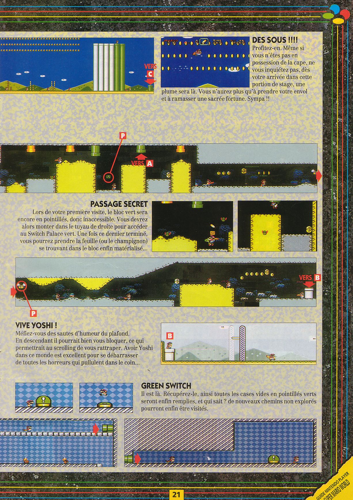 [TEST] Super Mario World (Super Famicom) Nintendo%20Player%20007%20-%20Page%20021%20%281992-11-12%29