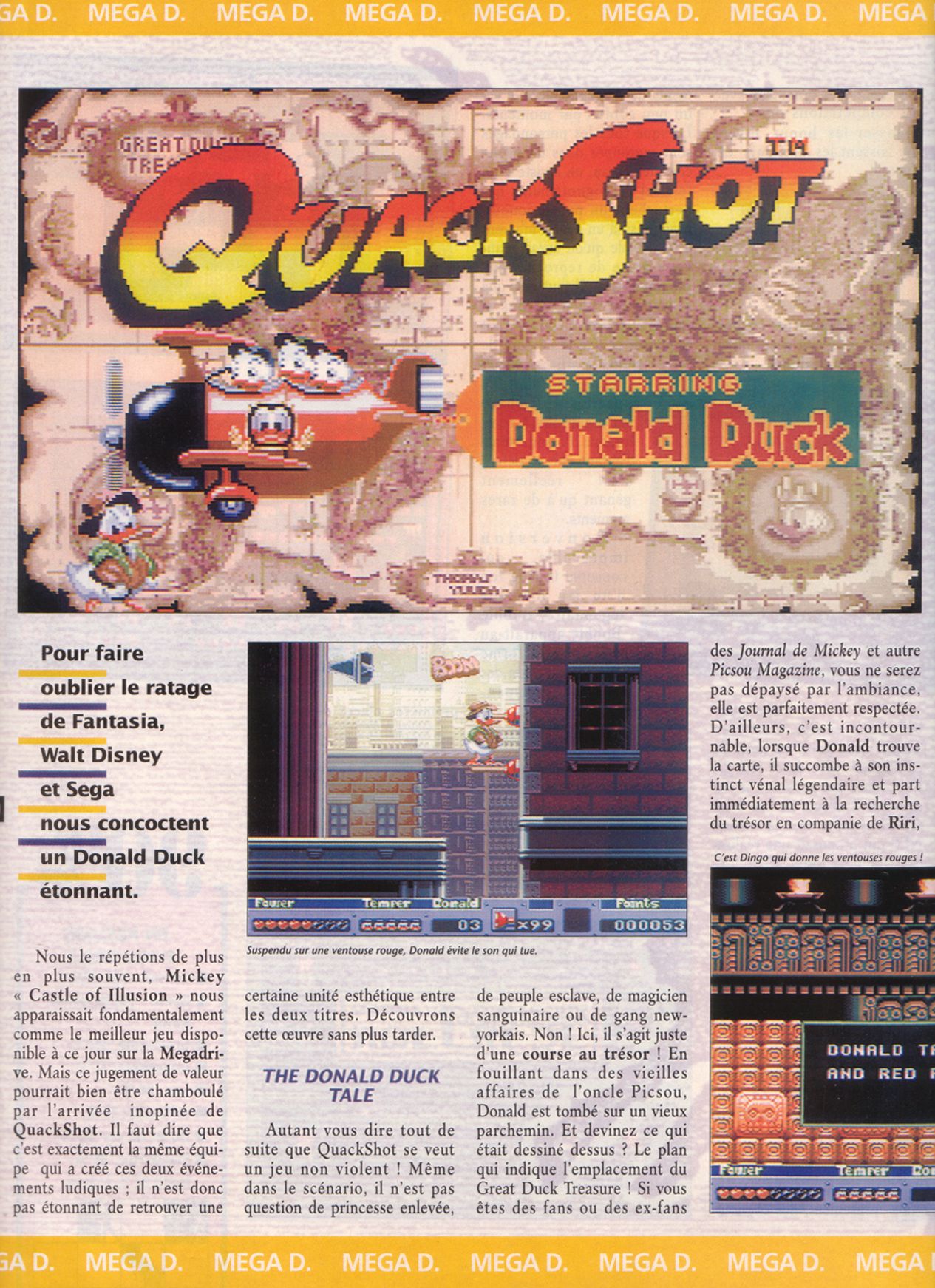 [TEST] Quackshot (Mega Drive) Player%20One%20015%20-%20Page%20050%20%281991-12%29