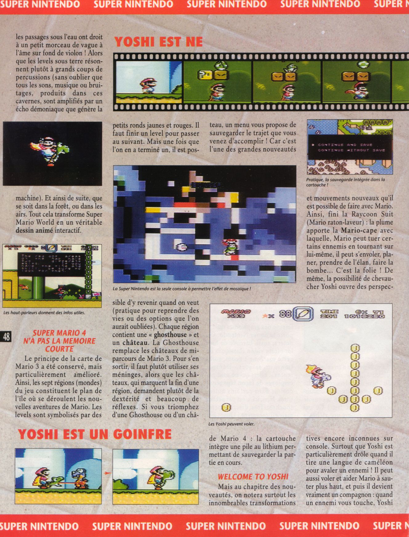 [TEST] Super Mario World (Super Famicom) Player%20One%20019%20-%20Page%20048%20%281992-04%29